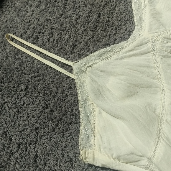 Decorative Ivory Boho Tank Top - Picture 2 of 16